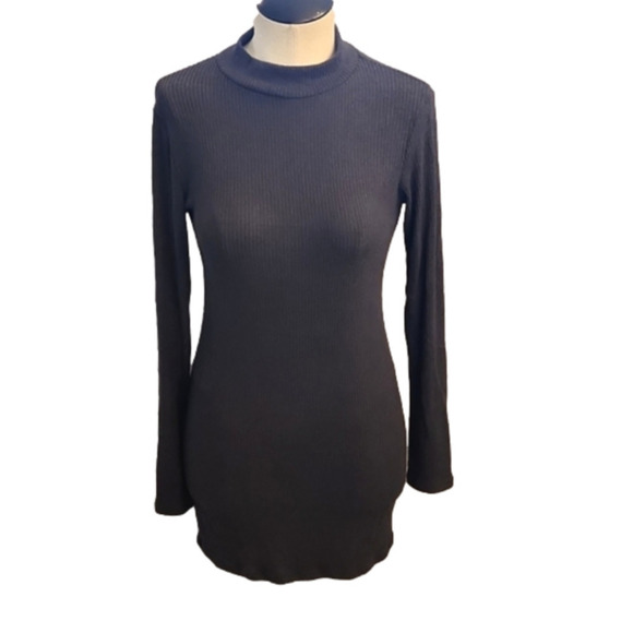 Nwt Womens MATERNITY sweater like ribbed top dark green size Small by Hello Miz. - Picture 1 of 9